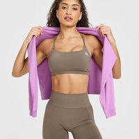 Everyday Cross Over Bralette | Moss Brown