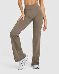 Unified Wrap Flared Bottoms | Moss Brown