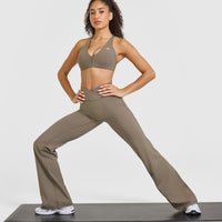 Unified Wrap Flared Bottoms | Moss Brown