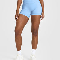 Unified High Waisted Shorts 6" | Powdered Blue