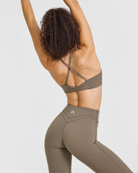 Unified Micro Bralette | Moss Brown