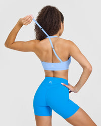 Unified Twist Sports Bra | Powdered Blue