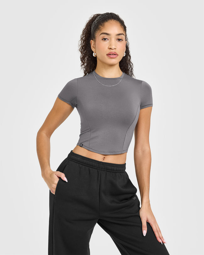 Mellowâ„¢ Soft Mid Short Sleeve T-Shirt | Ash Grey