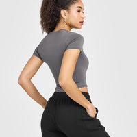 Mellowâ„¢ Soft Mid Short Sleeve T-Shirt | Ash Grey