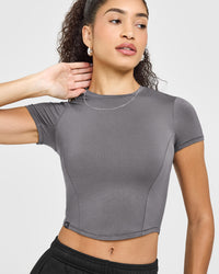 Mellowâ„¢ Soft Mid Short Sleeve T-Shirt | Ash Grey