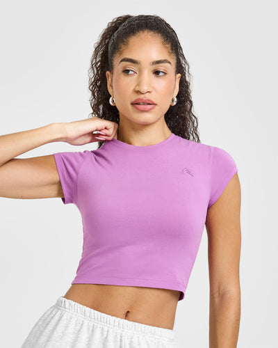 Cotton Icon Baby T-Shirt | Orchid Purple