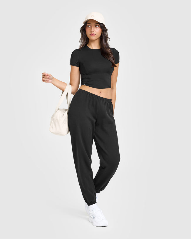 Mellowâ„¢ Soft Mid Short Sleeve T-Shirt | Soft Black