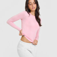 Mellow™ Soft Long Sleeve Top | Petal Pink