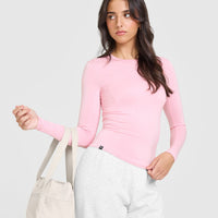 Mellow™ Soft Long Sleeve Top | Petal Pink