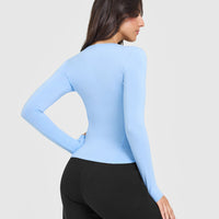 Mellowâ„¢ Soft Long Sleeve Top | Powdered Blue