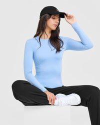 Mellowâ„¢ Soft Long Sleeve Top | Powdered Blue