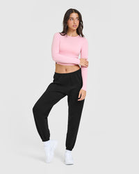 Mellowâ„¢ Soft Mid Long Sleeve Top | Petal Pink