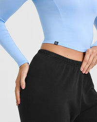 Mellowâ„¢ Soft Mid Long Sleeve Top | Powdered Blue