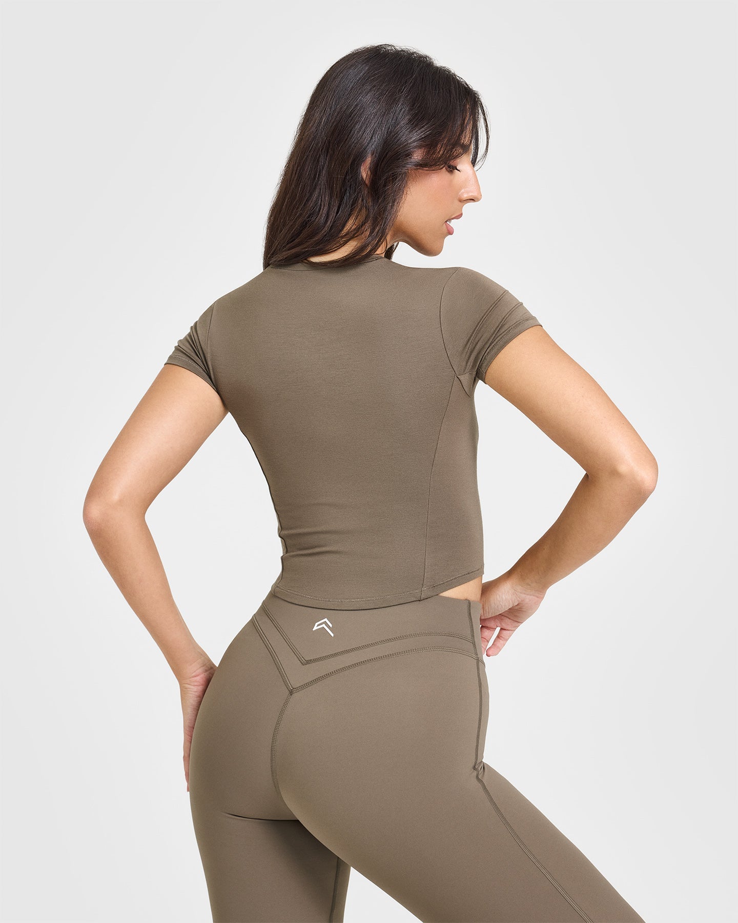 Mellow™ Soft Mid Short Sleeve T-Shirt | Moss Brown