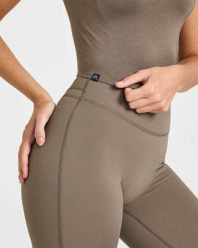 Mellow™ Soft Mid Short Sleeve T-Shirt | Moss Brown