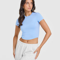 Mellow™ Soft Mid Short Sleeve T-Shirt | Powdered Blue