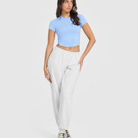 Mellow™ Soft Mid Short Sleeve T-Shirt | Powdered Blue