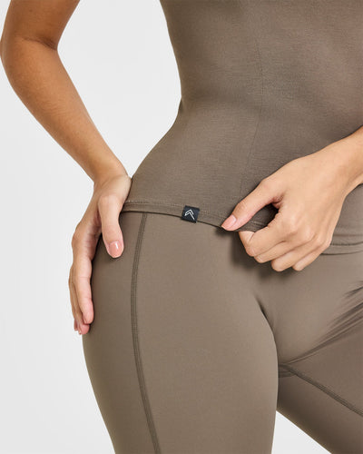 Mellow™ Soft Short Sleeve T-Shirt | Moss Brown