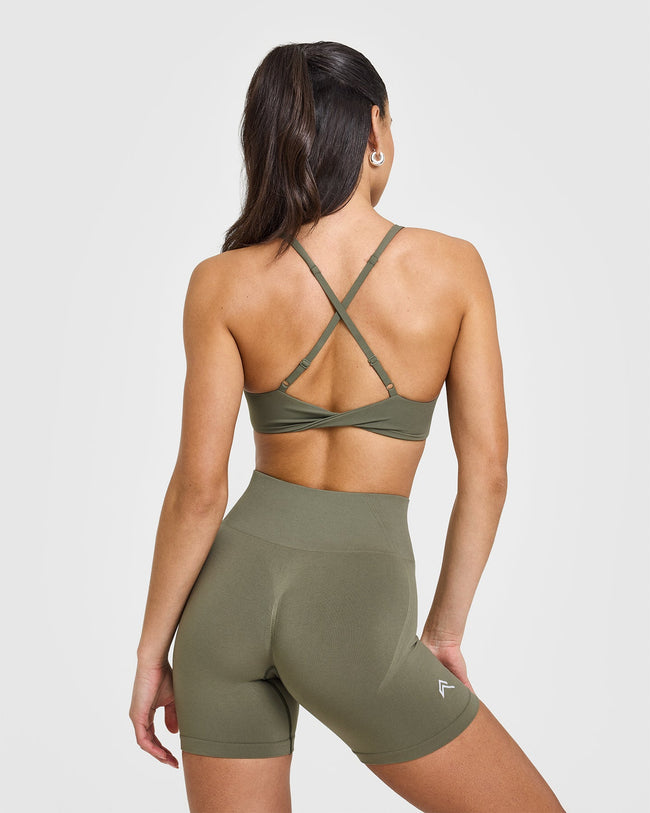Unified Micro Bralette | Alpine Green
