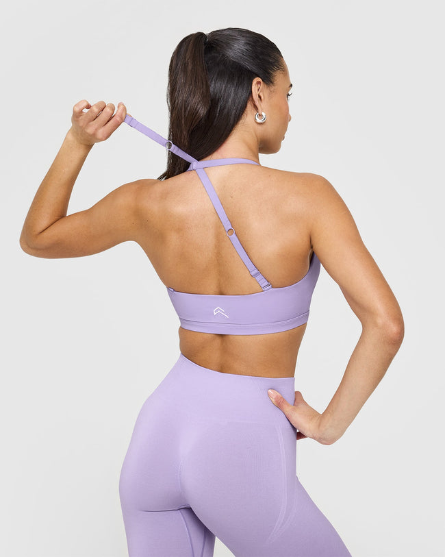 Unified Twist Sports Bra | Wisteria Purple