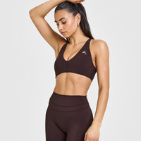 Unified Micro Bralette | Plum Brown