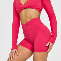 Unified Wrap Shorts 6" | Berry Bloom