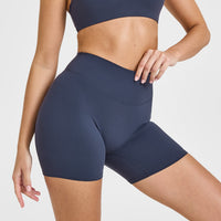 SoftMotion™ Shorts 6" with White Logo | True Blue