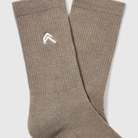 All Day Crew Socks 1 Pack | Moss Brown