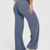 SoftMotion™ Straight Leg Bottoms | Granite Blue