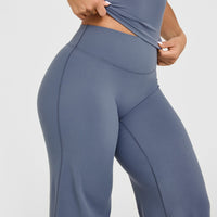 SoftMotion™ Straight Leg Bottoms | Granite Blue