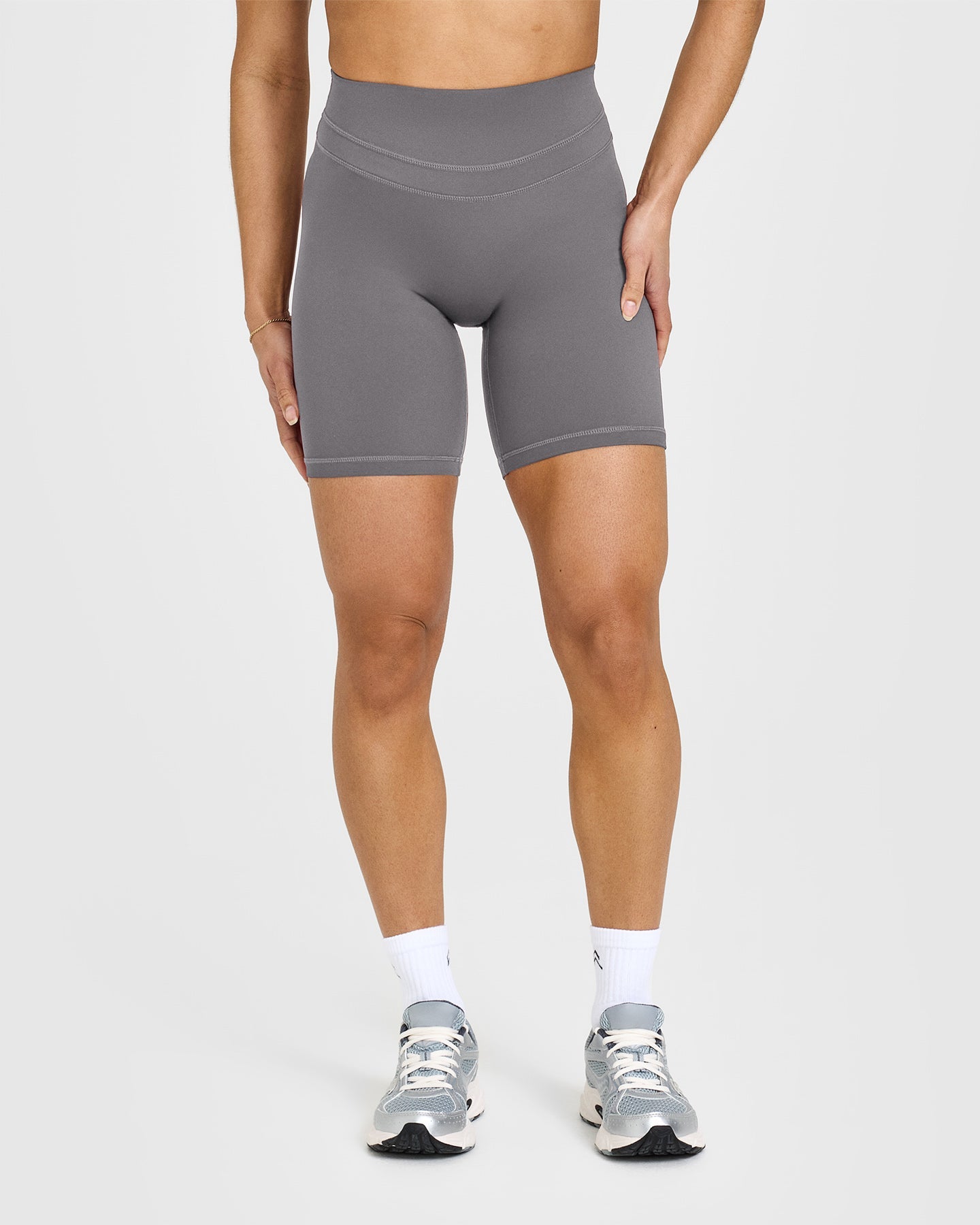 Unified Cycling Shorts 8" | Ash Grey