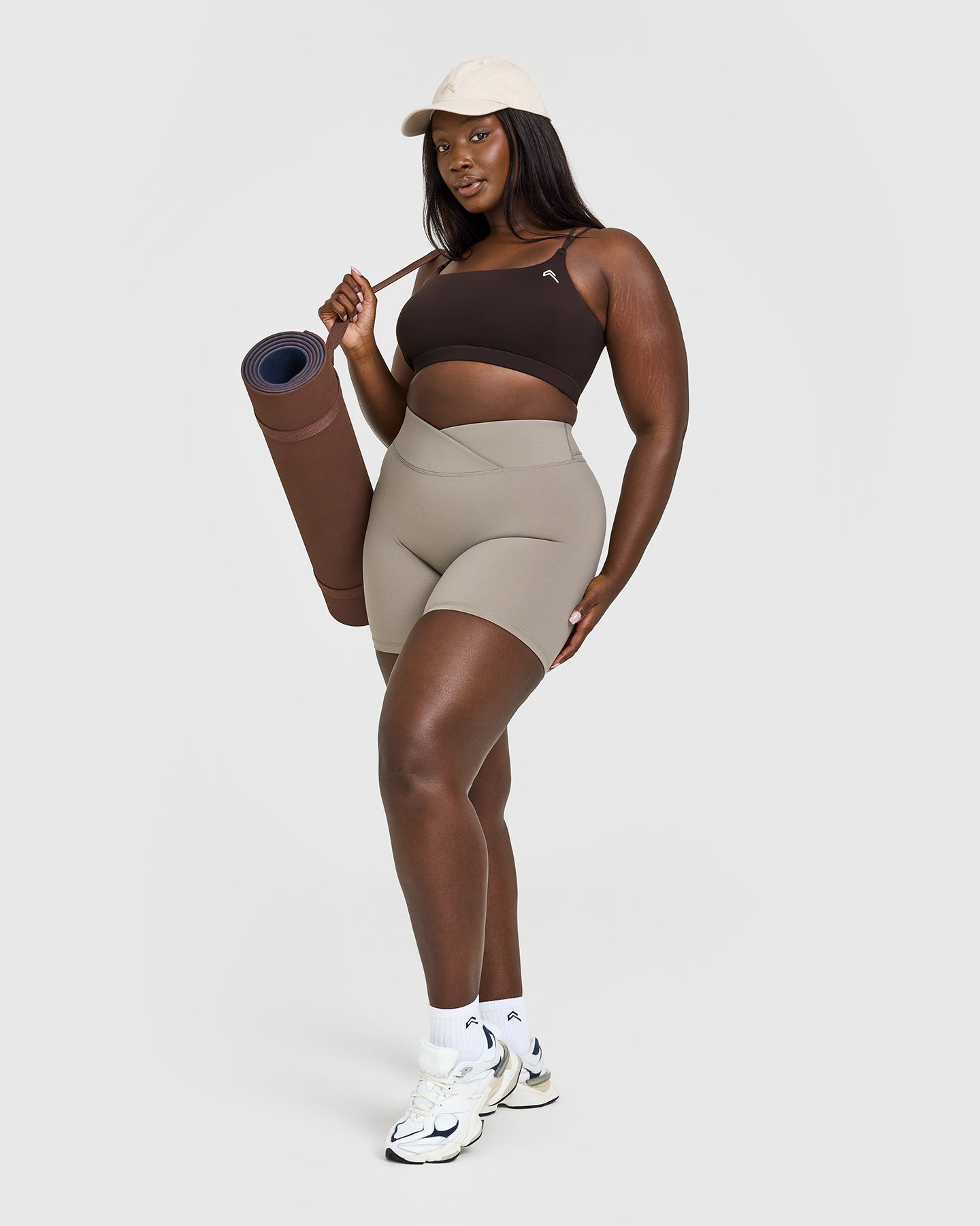 Everyday Cross Over Bralette | 70% Cocoa