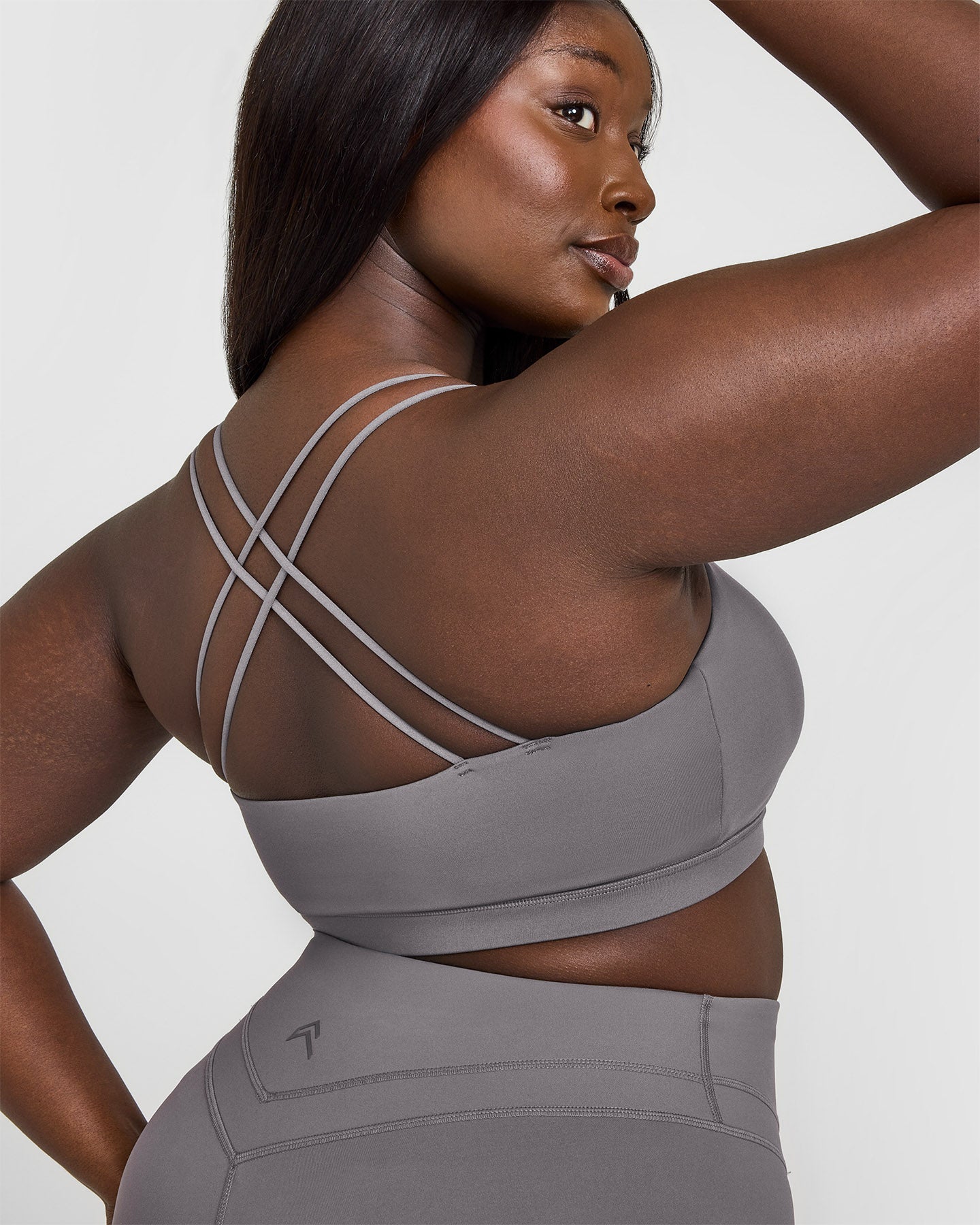 Everyday Cross Over Bralette | Ash Grey