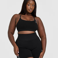 Everyday Cross Over Bralette | Black