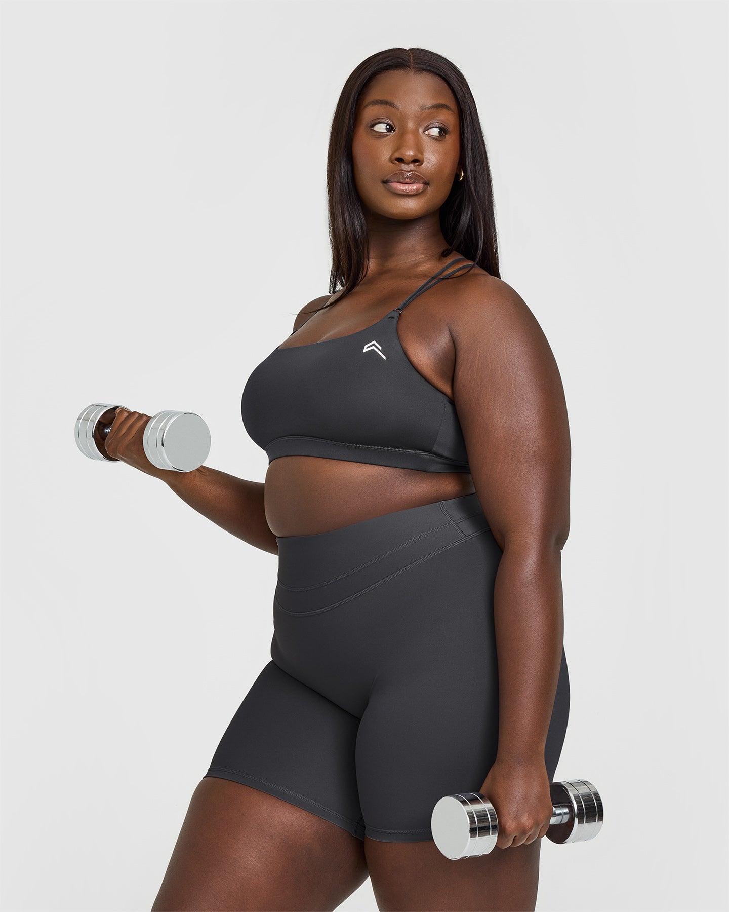 Everyday Cross Over Bralette | Coal