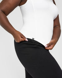 Mellow™ Rib Mock Neck Tank | White