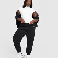 Mellow™ Rib Mock Neck T-Shirt | White