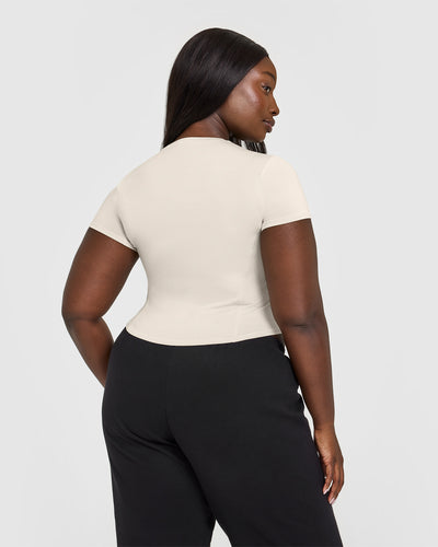 Mellow™ Soft Mid Short Sleeve T-Shirt | Sand