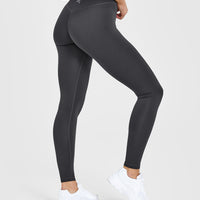 Timeless High Waisted Leggings | Coal
