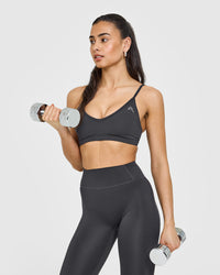 Timeless High Waisted Leggings | Coal