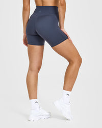Timeless High Waisted Shorts 6" | True Blue