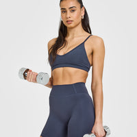 Timeless High Waisted Shorts 6" | True Blue