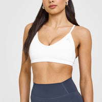 Timeless Strappy Bralette | White