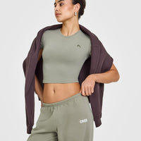 Mid Weight Jogger | Soft Sage Green