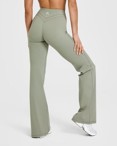 Unified Wrap Flared Bottoms | Soft Sage Green
