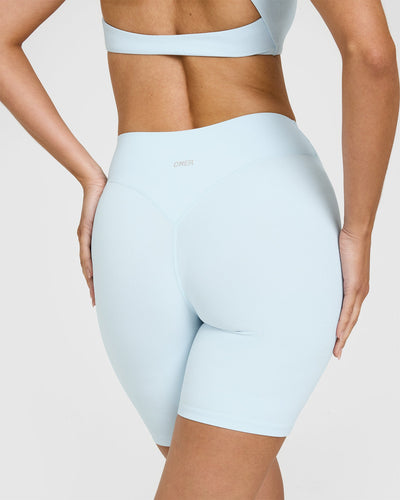 SoftMotion™ Cycling Shorts 8" | Cloud Blue