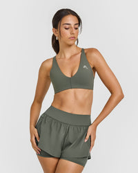 Unified Micro Bralette | Dark Khaki