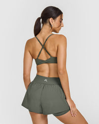 Unified Micro Bralette | Dark Khaki