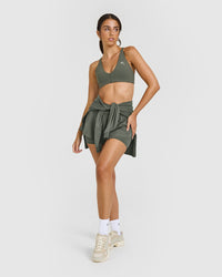 Unified Micro Bralette | Dark Khaki