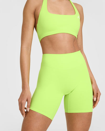 SoftMotion™ Cycling Shorts 8" | Citrus Green